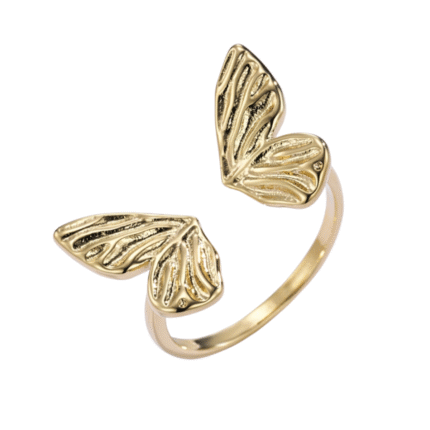 Bague papillon dorée - FAIRY
