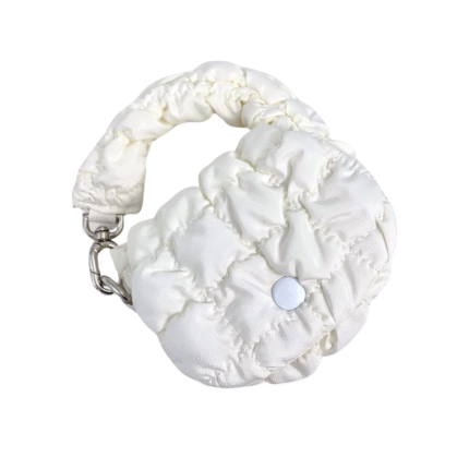 Mini bag matelassé blanc - MONICA